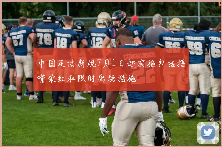中国足协新规7月1日起实施包括捂嘴染红和限时离场措施